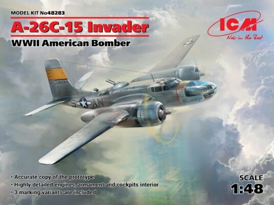ICM 1/48 A-26C-15 Invader WWII American Bomber