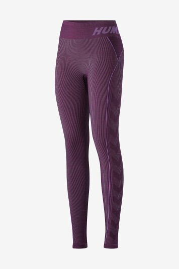 Hummel - Treningstights hmlTE Christel Seamless MW Tights - Lilla