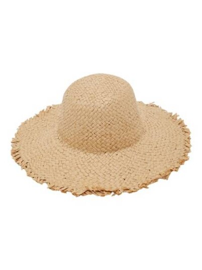 Lil"Atelier Fenjo stråhatt - white pepper
