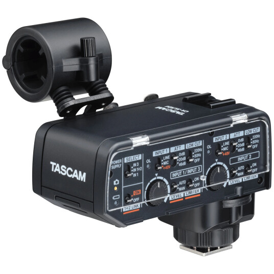 Tascam CA-XLR2D-F XLR Mikrofonadapter til Fujifilm Kamera Tascam CA-XLR2D-F XLR Mikrofonadapter til Fujifilm Kamera