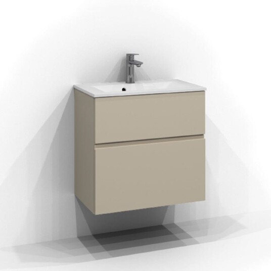 Svedbergs Poem Profil Servantskap Slim D35 med 2 Skuffer Sand / 60cm SV-3356622 Svedbergs Poem Profil Servantskap Slim D35 med 2 Skuffer Sand / 60cm SV-3356622