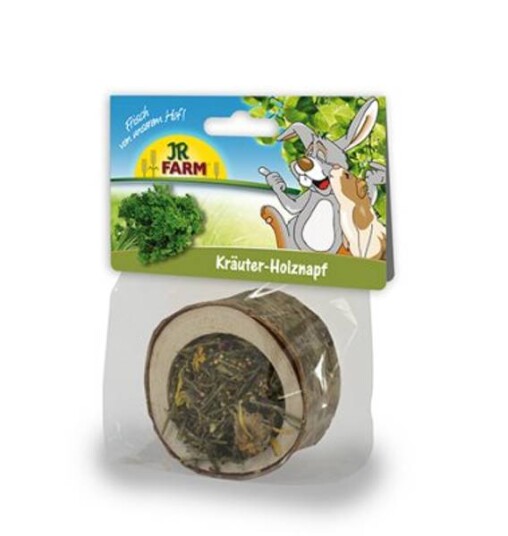 Jr Farm Jr Farm Matskål I Tre Fylt Med Urter 120Gr