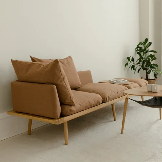 Umage Lounge Around  3 seters sofa Oak/Sugar Brown