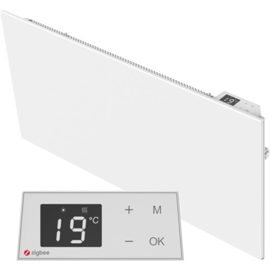 Namron Panelovn Zigbee 1000w Hvit Namron Panelovn Zigbee 1000w Hvit