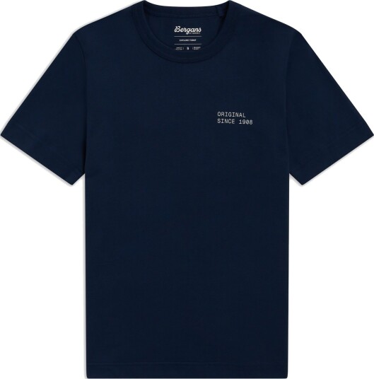 Bergans Original Cotton T skjorte Dame Navy Blue S S