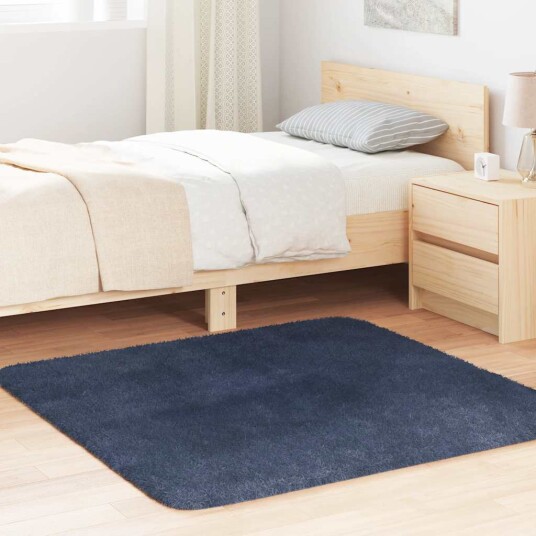  Flossteppe med lang luv NAVARRA marine 120x120 cm polyester 8721158558534