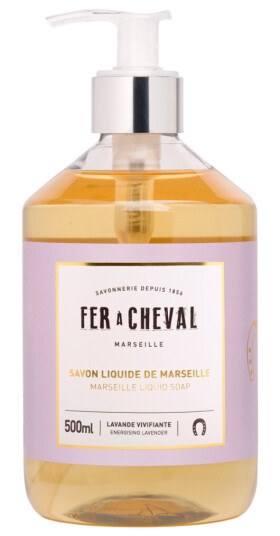 Fer Á Cheval Marseille flytende såpe energising lavender 500ml