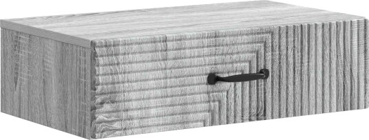 vidaXL Vegghengt Sidebord Grå sonoma 59 x 34,5 x 17 cm Konstruert tre vidaXL Vegghengt Sidebord Grå sonoma 59 x 34,5 x 17 cm Konstruert tre