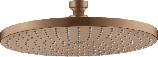 Axor Starck 1jet Hodedusj, Ø240 mm Med 1 stråletype, Børstet Rødt Gull Axor Starck 1jet Hodedusj, Ø240 mm Med 1 stråletype, Børstet Rødt Gull
