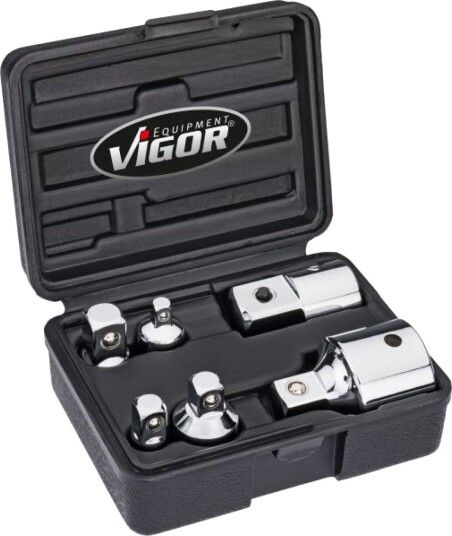 VIGOR V1293 Forstørrelses- / reduksjonsadapter sett, skralle