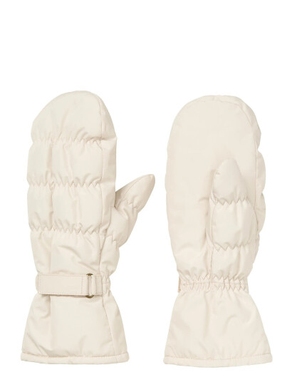 Becksöndergaard Padded Nylona Mitten - White - L/XL