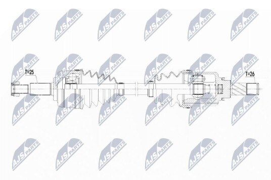 Nty Drivaksel NTY NPW RE 113 Nty Drivaksel NTY NPW RE 113