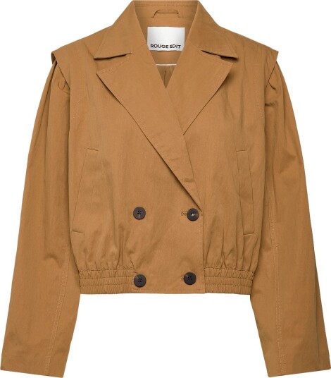 ROUGE EDIT Rounola L/S Short Jacket/Pf DULL GOLD 44 ROUGE EDIT Rounola L/S Short Jacket/Pf DULL GOLD 44