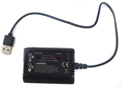 UDI001-09 USB Lader - HVIT plugg