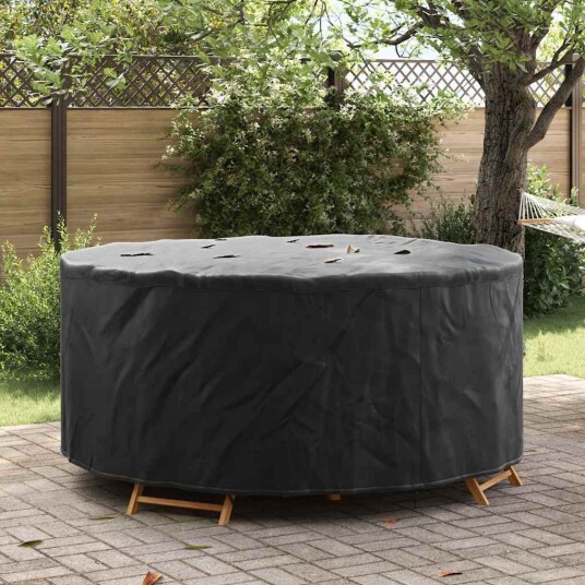 Trekk til utemøbler Svart 200 x 200 x 85 cm 210D stoff
