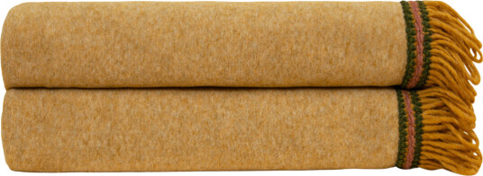 Frati Home Zafferano bambuspledd med frynser 160x200 cm Frati Home Zafferano bambuspledd med frynser 160x200 cm