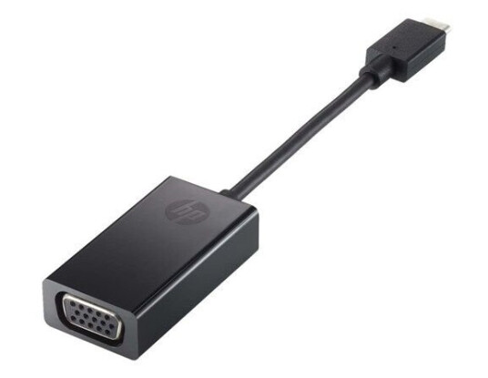 HP USB-C til D-Sub Ekstern Videoadapter - Svart HP USB-C til D-Sub Ekstern Videoadapter - Svart