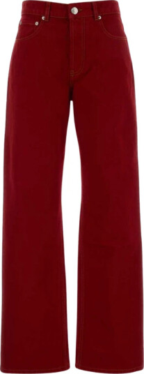 Ami Paris Dame Jeans Rød W25,
