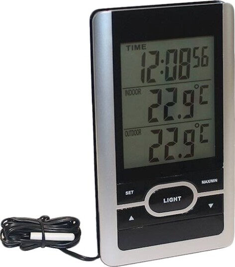 Termometerfabriken Upplyst termometer Stor display Termometerfabriken Upplyst termometer Stor display