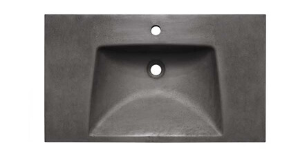 Noro Attract Møbelservant 810x465 mm, 1 bl.hull, u/overløp, Grå