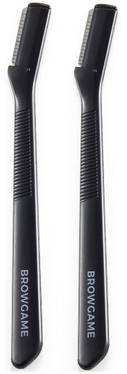 Browgame Cosmetics Eyebrow Shaping Knife Duo Pack