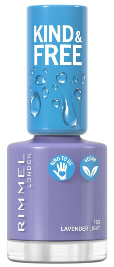 Rimmel London Kind & Free Nail Polish Lacquer 153 Lavender Light Rimmel London Kind & Free Nail Polish Lacquer 153 Lavender Light