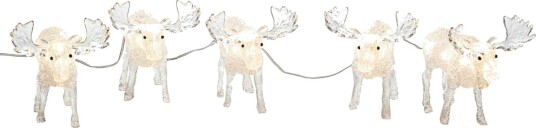 5 elger med varmhvit LED IP44