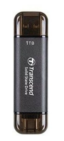 Transcend ESD310C Ekstern 256GB SSD USB 3.2 Gen 2x1 Svart Transcend ESD310C Ekstern 256GB SSD USB 3.2 Gen 2x1 Svart