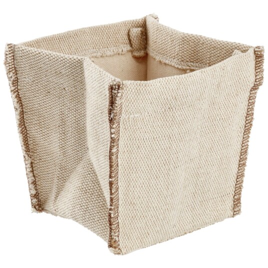 . Pyntekurv Dotta; 12x12x12 cm (LxBxH); Natur; Kvadratisk . Pyntekurv Dotta; 12x12x12 cm (LxBxH); Natur; Kvadratisk