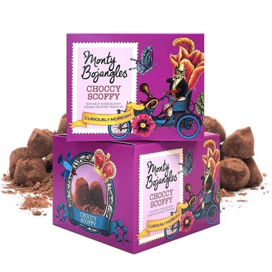 Monty Bojangles Sjokoladetrøffel - Sjokolade 150 G Monty Bojangles Sjokoladetrøffel - Sjokolade 150 G