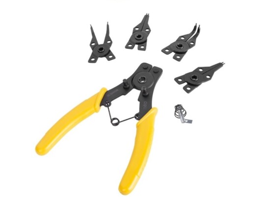 Deli Tools Edl104506 Låseringtang Kull Stål Gult 95 Mm 150 Mm