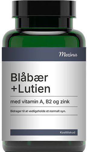Mezina Blåbær og Lutein 90 TAB Mezina Blåbær og Lutein 90 TAB