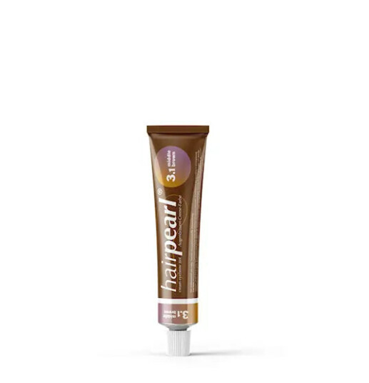 HairPearl, Cream Eyelash & Eyebrow Tint No.03.1 Middle Brown