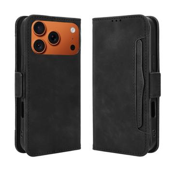 iPhone 17 Pro Max Kortholder Lommebokveske   Svart