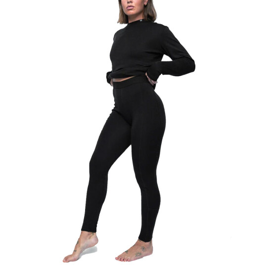 Woolf Merino W's Fagerset Pant Black Black S