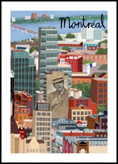 Vibrant Montreal Cityscape Plakat / 40x50