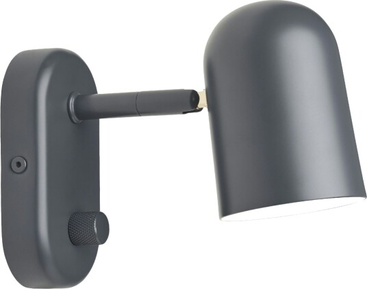 Northern Buddy Vegglampe Mørk Grå