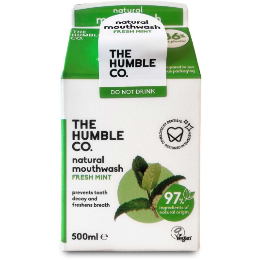 The Humble Co. Natural Mouthwash Fresh Mint 500 ml The Humble Co. Natural Mouthwash Fresh Mint 500 ml