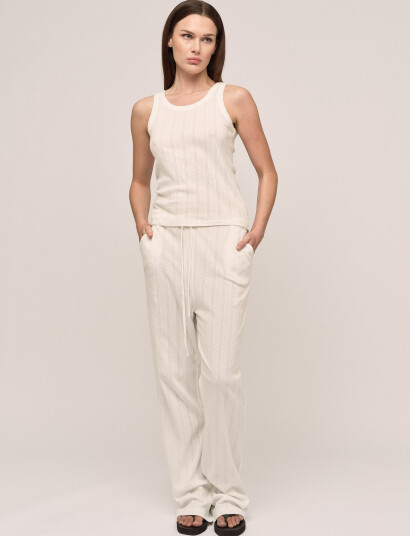 Once Untold Sophie Trouser - White - XS Once Untold Sophie Trouser - White - XS