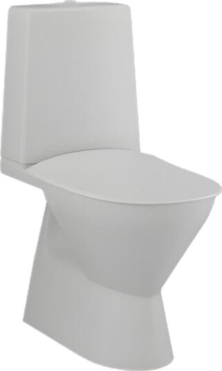 Svedbergs Vege Rimless Gulvstående Toalett Hvit med Demping Svedbergs Vege Rimless Gulvstående Toalett Hvit med Demping