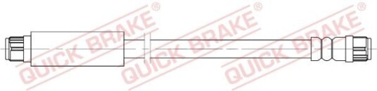 Bremseslange QUICK BRAKE 22.318 Bremseslange QUICK BRAKE 22.318