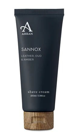 Arran Sense of Scotland Sannox Amber Oud Leather and Pink Pepper Shave Cream 100 ml