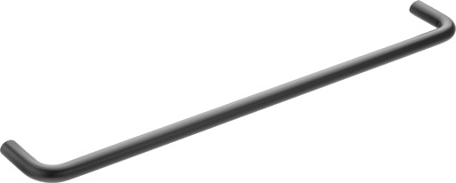 kosmisk håndklestativ matte black 60x7.5x2 cm