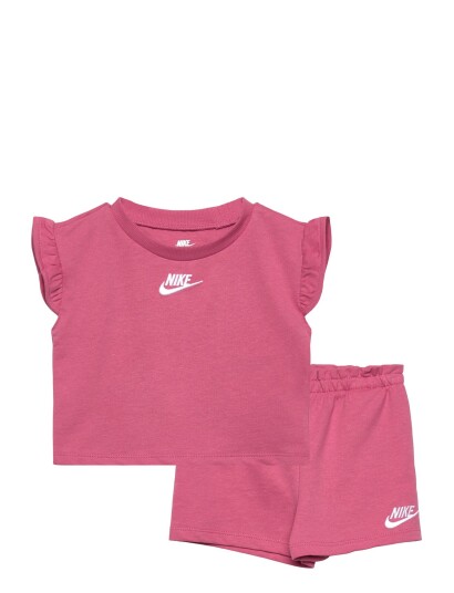 Nike Nkg Baby French Terry Set Pink 80