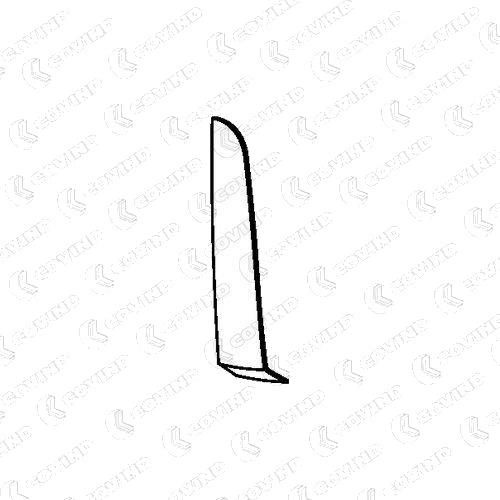 COVIND 960/160 Røkledeplate, førerhus