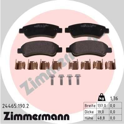 Bremseklosser ZIMMERMANN 24465.190.2