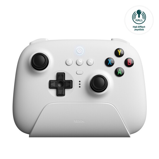 8BitDo Ultimate 2.4G Pad PC Hall Ed/White
