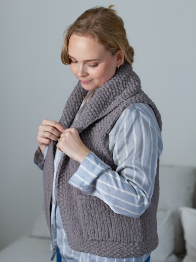 Garnius 24024 C Charle vest grå