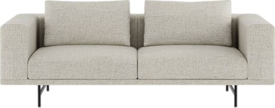 Vipp Loft 2 seters Sofa Bark Off White/ Lysegrå/ Sort