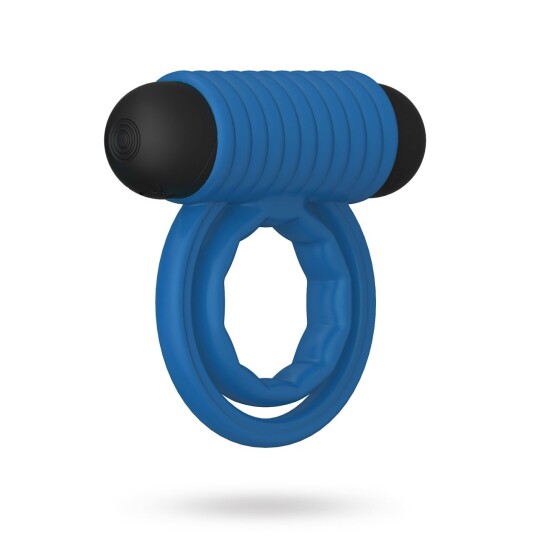 Sustainable Pleasure Double Rings Rock Hard Rechargeable Cock Ring